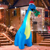 Picture of Outdoor Inflatable Dinosaur Christmas Decor - 10ft