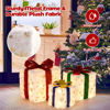 Picture of Christmas Gift Boxes with Lights - 3pc