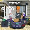 Picture of 7' Halloween Inflatable Pirate Ship With Lights