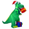 Picture of 6' Christmas Decor Inflatable Dinosaur