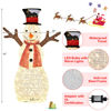 Picture of 3.5' Christmas Decor Snowman with Lights