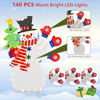 Picture of 4' Outdoor Christmas Decor Snowman with LED Lights