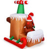 Picture of 6' Christmas Decor Inflatable Santa Claus