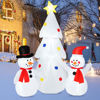 Picture of 6' Inflatable Christmas Snowmen and Christmas Tree