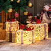 Picture of Christmas Gift Boxes with Lights - 3 pc