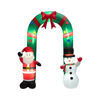 Picture of 8' Christmas Decor Archway with Santa Claus