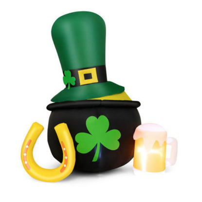 Picture of 5' Inflatable St Patrick's Day Leprechaun Hat